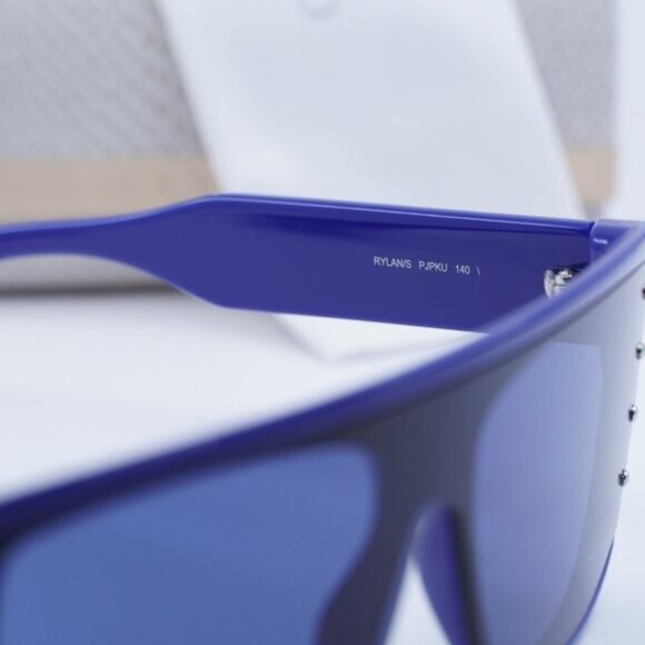 Jimmy Choo RYLAN/S 0PJP KU Blue/Black/Blue Sunglasses - Picture 8 of 10